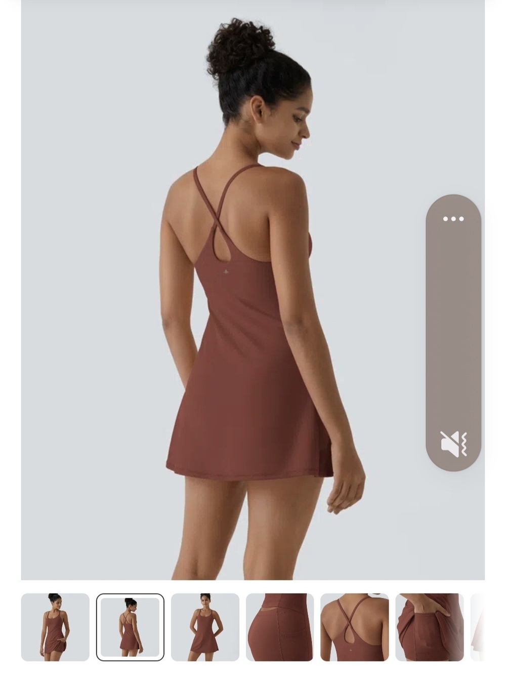 HALARA SoftlyZero™ Plush Backless Active Dress-Longer Length-Easy Peezy - Picture 2 of 14